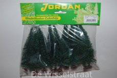 Jordan 51B Dennenbomen met voet  12 cm, 10 stuks