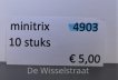 Minitrix 4903 Rail recht 17,2 mm