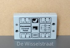 Viessmann 5551-a Universeel relais 1x 4om - 2,5 A