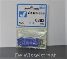 Viessmann 6883 Contrastekkers blauw, 10 stuks